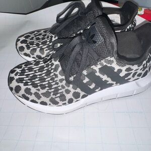 Adidas Monochrome Patterned Sneakers
